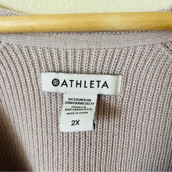 Athleta 2X Hanover merino wool knit sweater - Picture 3 of 5